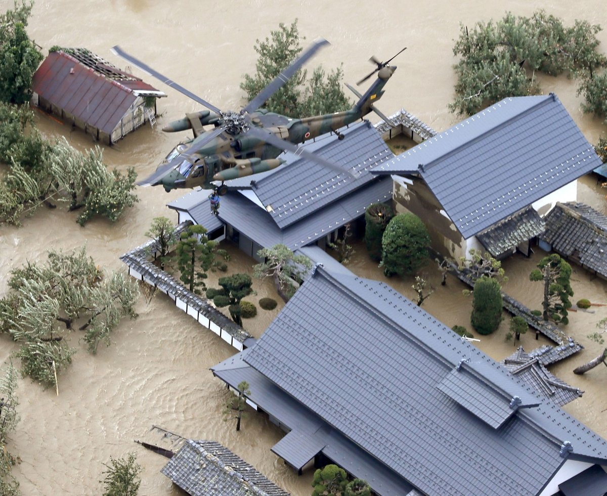 Tajfun Hagibis zpustošil Japonsko, přibývá obětí i zraněných. (13.10.2019)