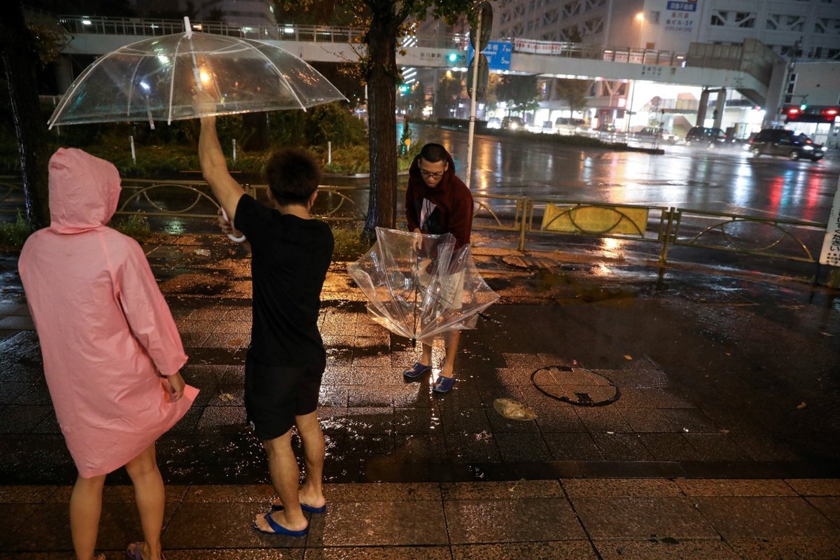 Tajfun Hagibis udeřil na Japonsko.