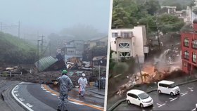 Japonsko pátrá po 19 pohřešovaných, záplavy a sesuvy půdy zničily i domy