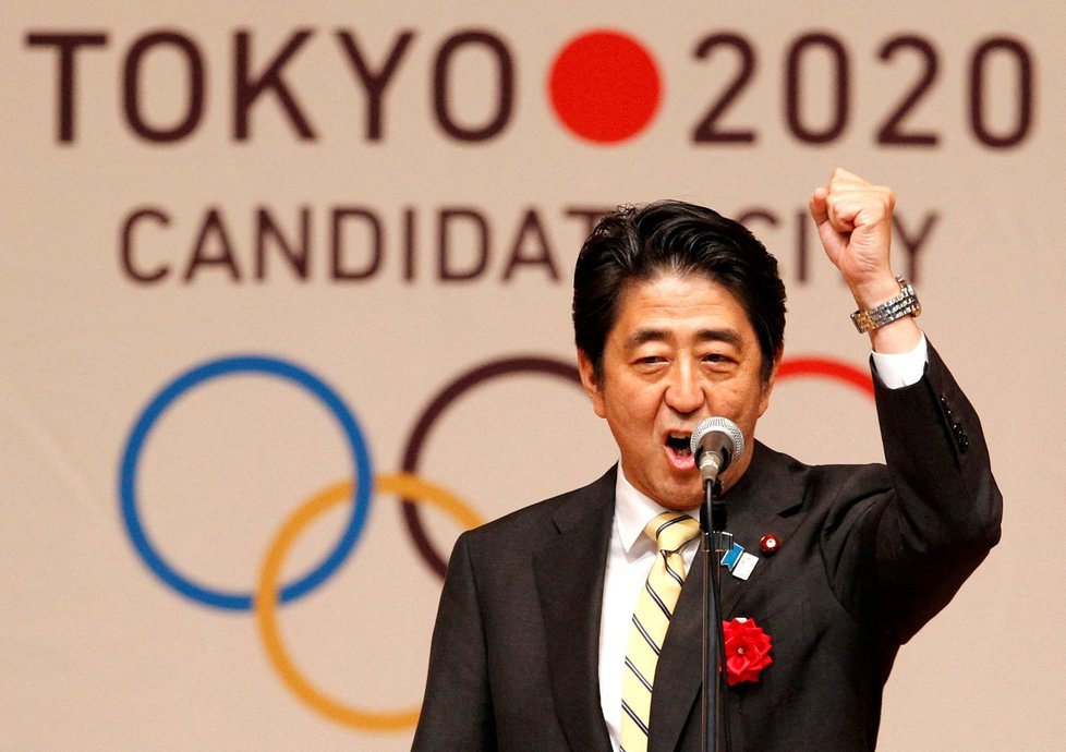 Bývalý japonský premiér Šinzó Abe.