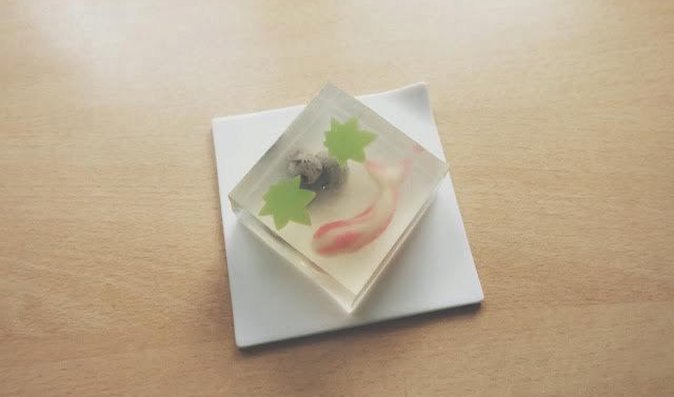 Japonské sladkosti, malá rybka ayu