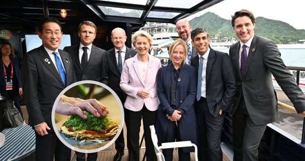 Speciální menu pro summit G7: Ústřice i luxusní hovězí. Na skladbu dohlížel sám premiér