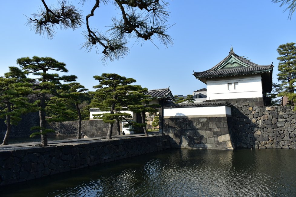 Imperiální palácový komplex v Tokiu.