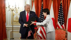 Donald Trump navštívil Tokio v úterý 28. října 2025.