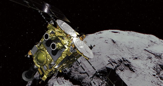 Dvojice robotických aparátů, kterou vypustila na asteroid Ryugu japonská sonda Hajabusa 2, úspěšně přistála.