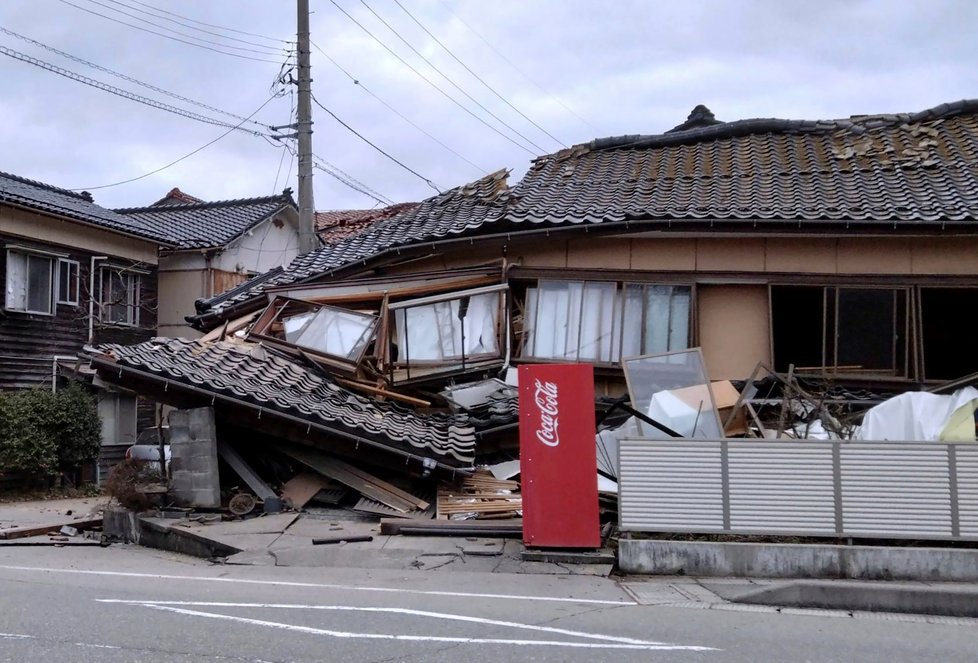 Zemětřesení v Japonsku. (1.1.2024)