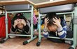 Cvičení pro případ katastrofy jsou teď v japonských školách častější.