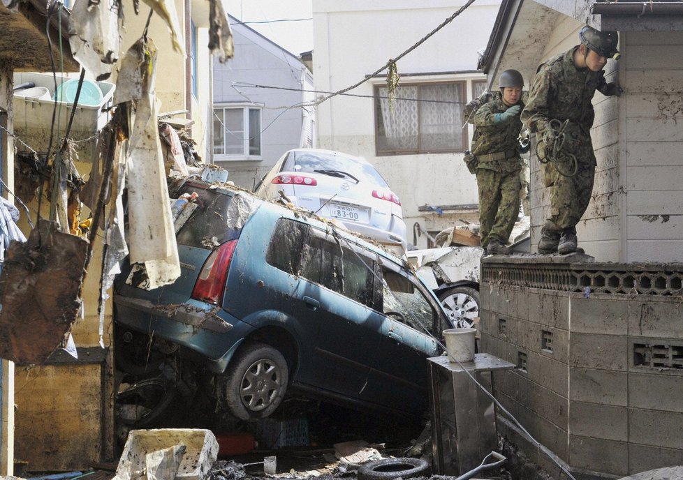 Vlna tsunami ukázala Japonsku svou sílu.