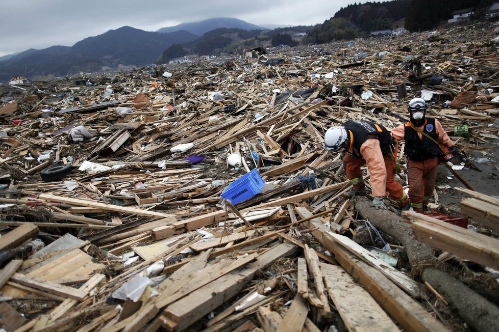 Následky katastrofy v Japonsku