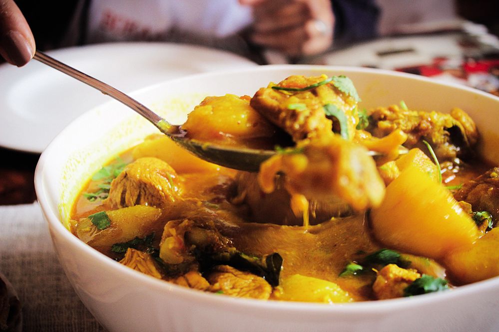 Kuřecí kari podle tradiční Cape Malay cuisine