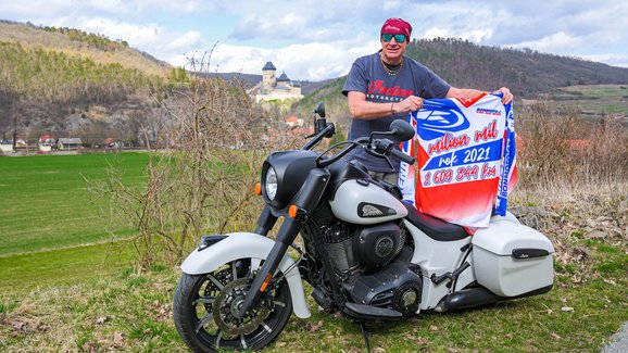 Cestovatel Jarda Šíma zdolal na motorce milion mil: Milionář z paneláku