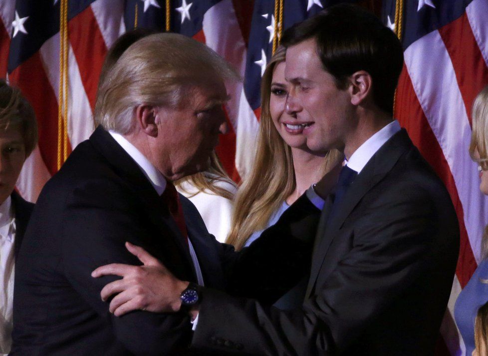 Jared Kushner se svým tchánem Donaldem Trumpem