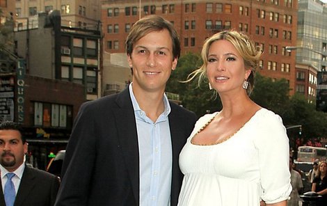 Ivanka Trump se svým manželem ještě v době, kdy byla těhotná.