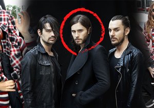 Jared leto si zakrýval svou zarostlou tvář