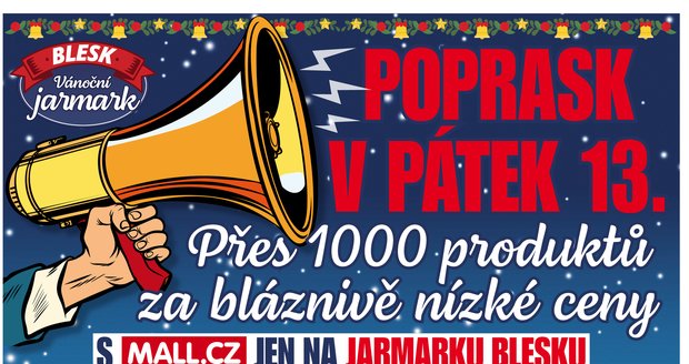 Poprask v pátek 13. jen na jarmarku Blesku