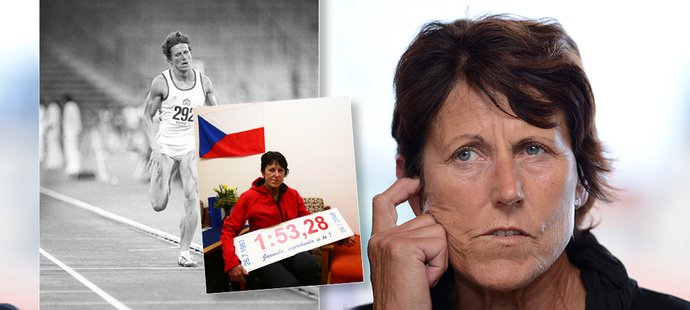Ikona české atletiky a držitelka světového rekordu v běhu na 800 metrů Jarmila Kratochvílová slaví sedmdesátiny