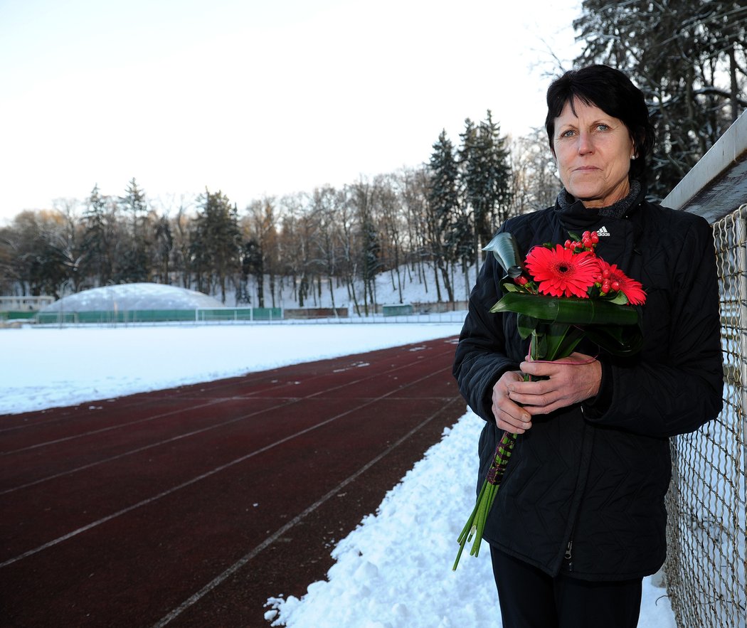 Světová rekordmanka v běhu na 800 metrů Jarmila Kratochvílová