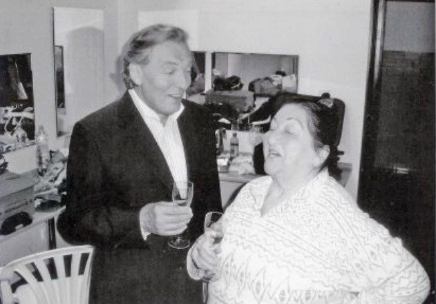 Národní umělci Jarmila Šuláková a Karel Gott.