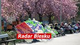 Počasí na čarodějnice bude přát ohňům, na 1. máje deštník s sebou. Sledujte radar Blesku 