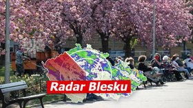 Počasí na čarodějnice bude přát ohňům, na 1. máje deštník s sebou. Sledujte radar Blesku 