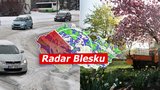 Česko bičuje bouře Ulli: Vichr lámal stromy, přidal se sníh, sledujte radar Blesku 