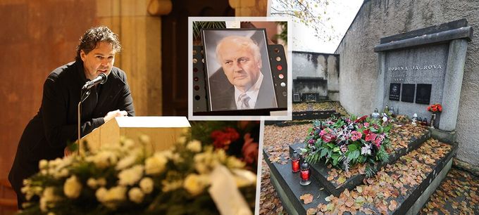 Skromný hrob rodiny kladenského hrdiny: Tady Jágr uloží tátu! Skromný hrob rodiny kladenského hrdiny: Tady Jágr uloží tátu!