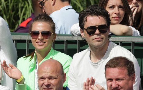Jágr s přítelkyní Innou zavítal na tenis.