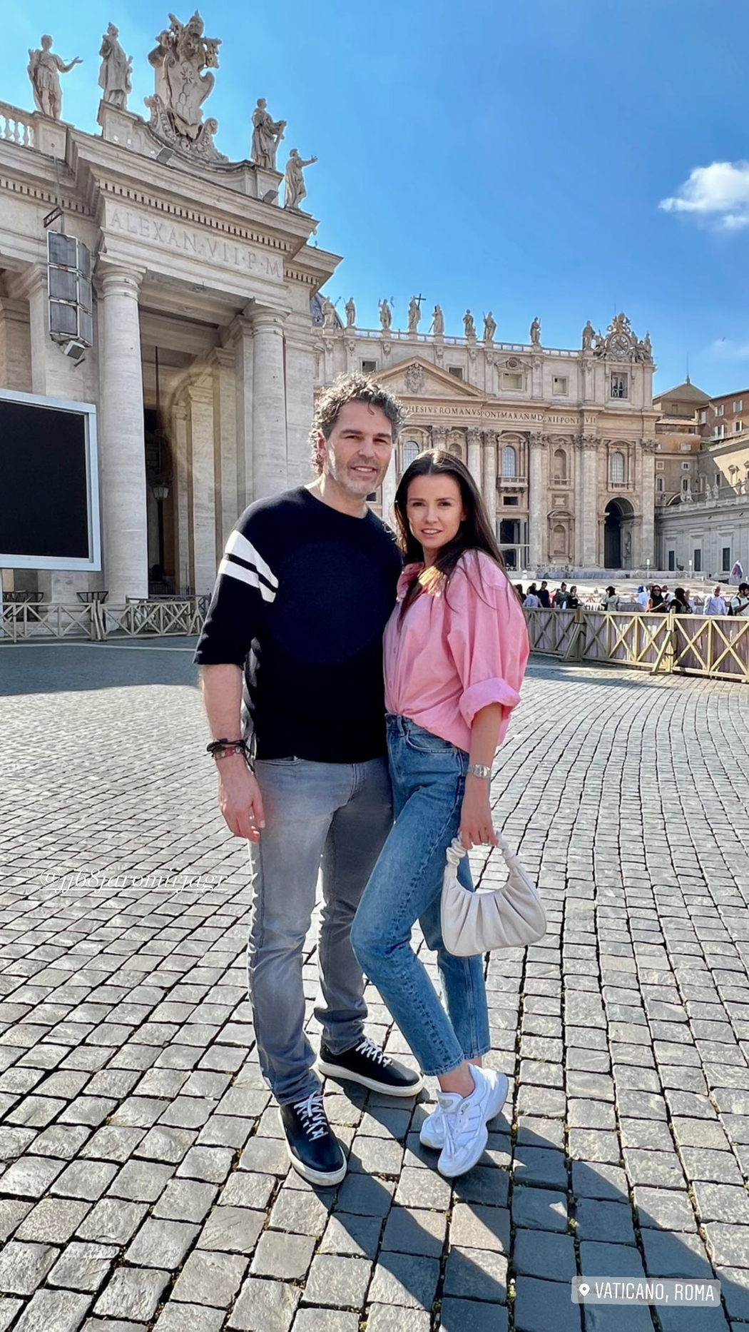 Jaromír Jágr trávil s přítelkyní Dominikou a přáteli dovolenou v Římě