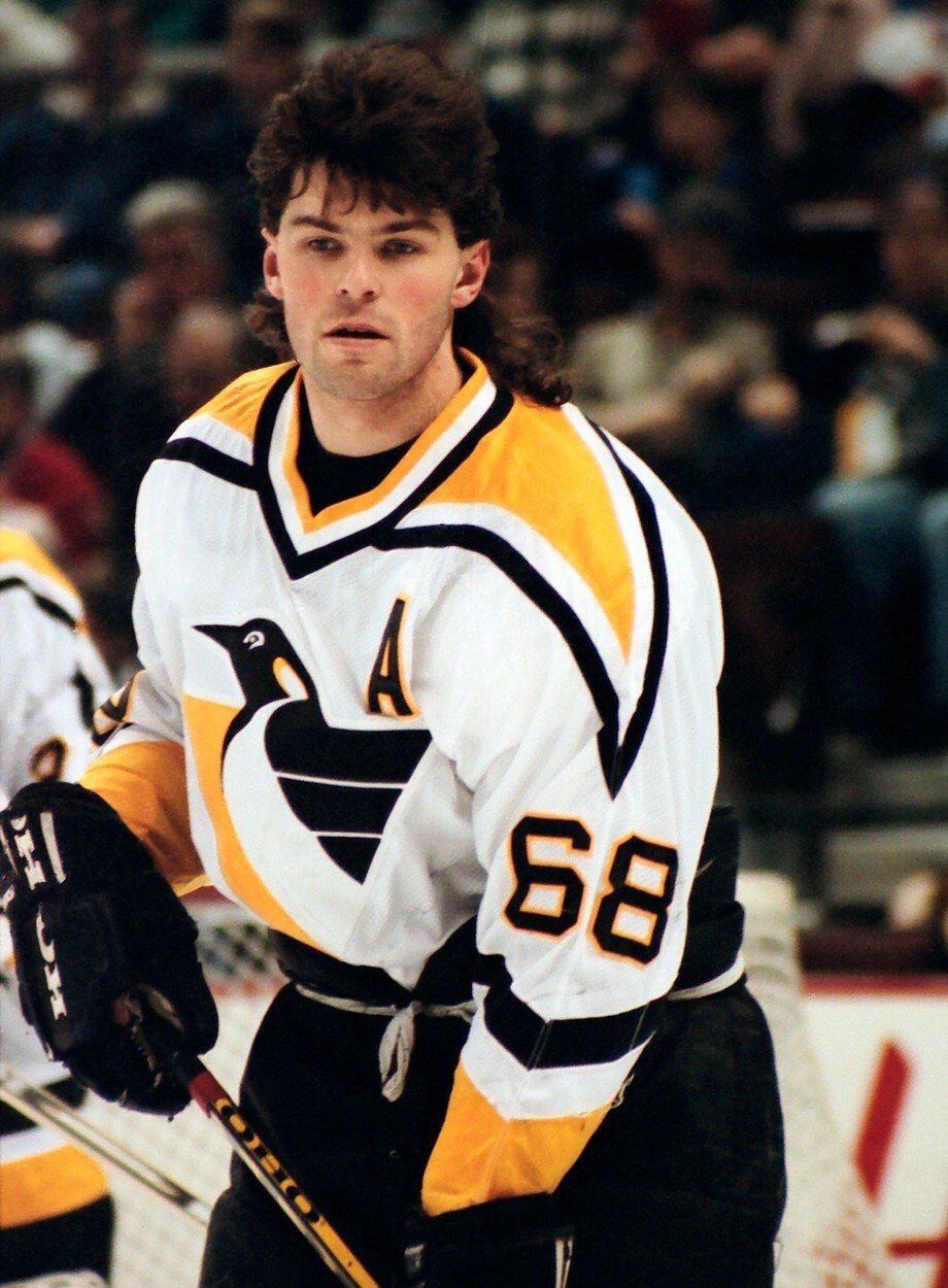 Jaromír Jágr v dresu Pittsburghu Penguins