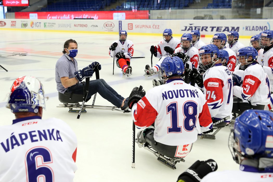 Legendární hokejista Jaromír Jágr se stal ambasoderem českého parahokeje