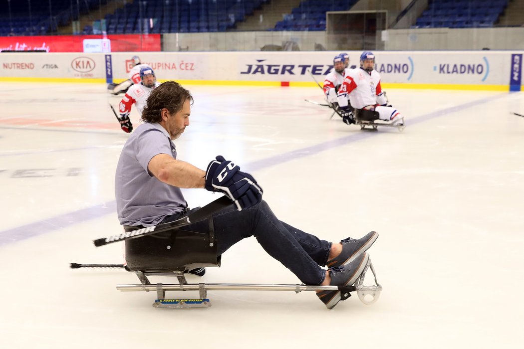 Legendární hokejista Jaromír Jágr se stal ambasoderem českého parahokeje