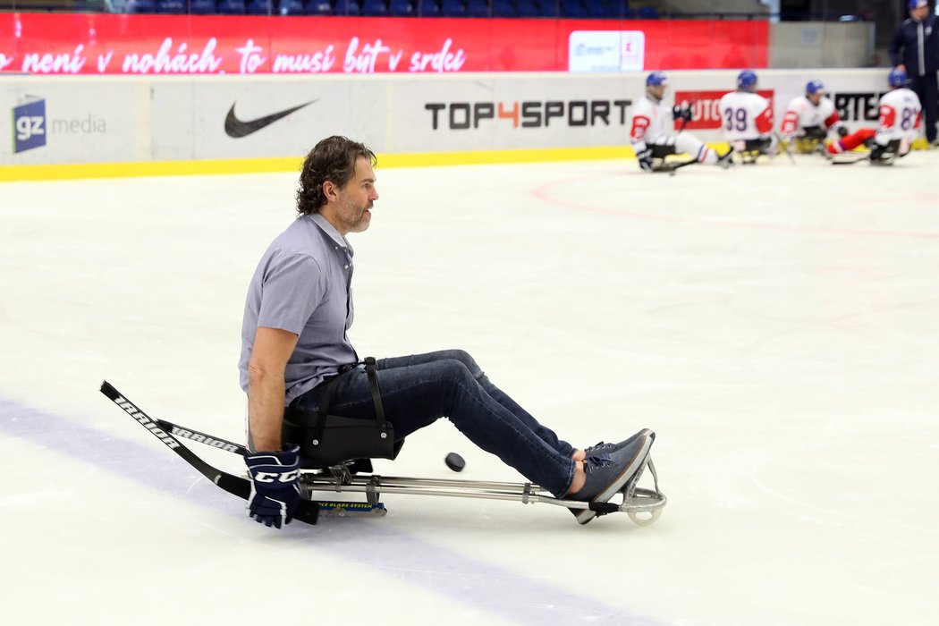 Legendární hokejista Jaromír Jágr se stal ambasoderem českého parahokeje