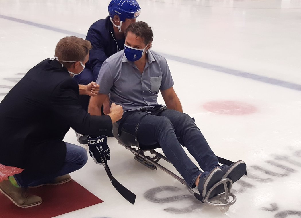 Legendární hokejista Jaromír Jágr se stal ambasoderem českého parahokeje