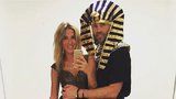Faraon a jeho Veronika: Takhle Jágr vyvedl přítelkyni na Halloween!