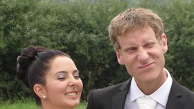 Jaromír s novomanželkou Ivankou