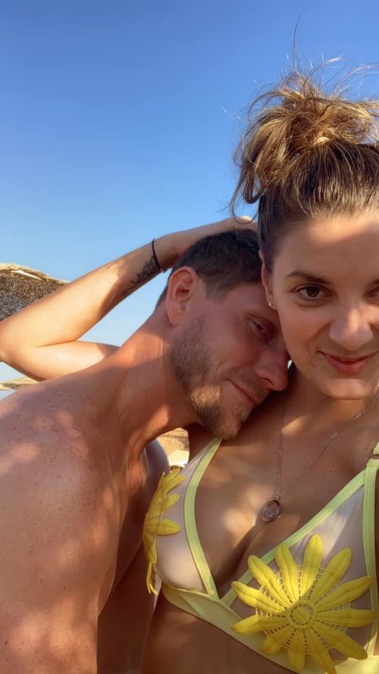 Jaromír Nosek s přítelkyní Zuzanou na dovolené v Egyptě