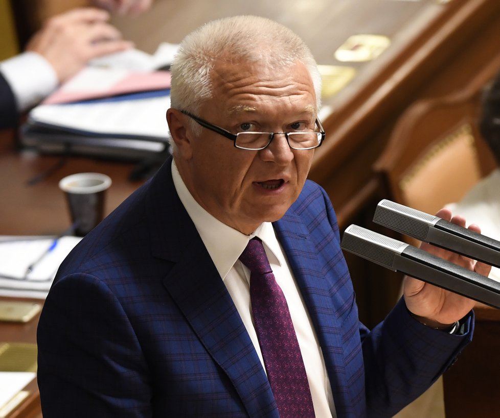 Jaroslav Faltýnek při jednání o jeho vydání v Poslanecké sněmovně