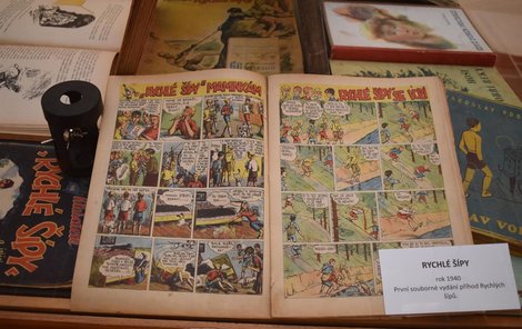 Velmi unikátní je první souborné vydání příhod Rychlých šípů z roku 1940. Někteří za něj nabízejí i 15 tisíc korun.