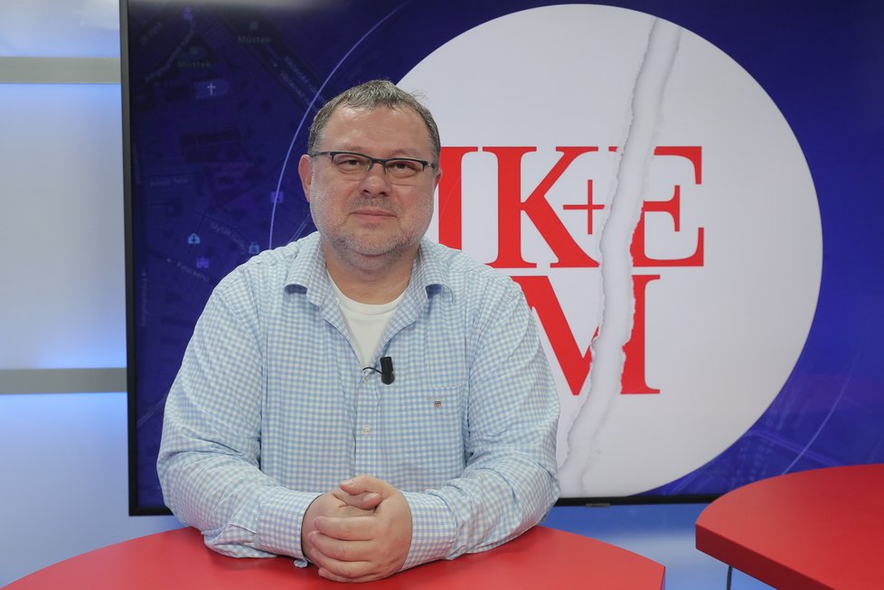 Investigativní novinář Jaroslav Kmenta coby host pořadu Epicentrum
