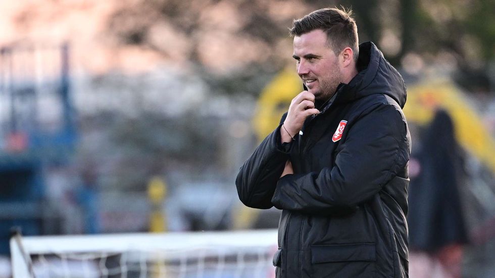 Köstl jako hlavní kouč reprezentace před přátelákem se San Marinem.