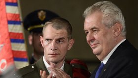 Hrdinství Jaroslava Mevalda ocenil prezident Miloš Zeman.