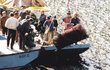 Oběti orlických vrahů   našli potápěči na dně  přehrady až v hloubce  kolem 55 metrů.