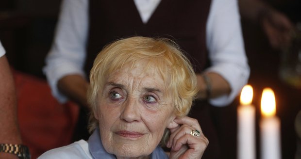 Andulka Sováková, vdova po herci Jiřím Sovákovi