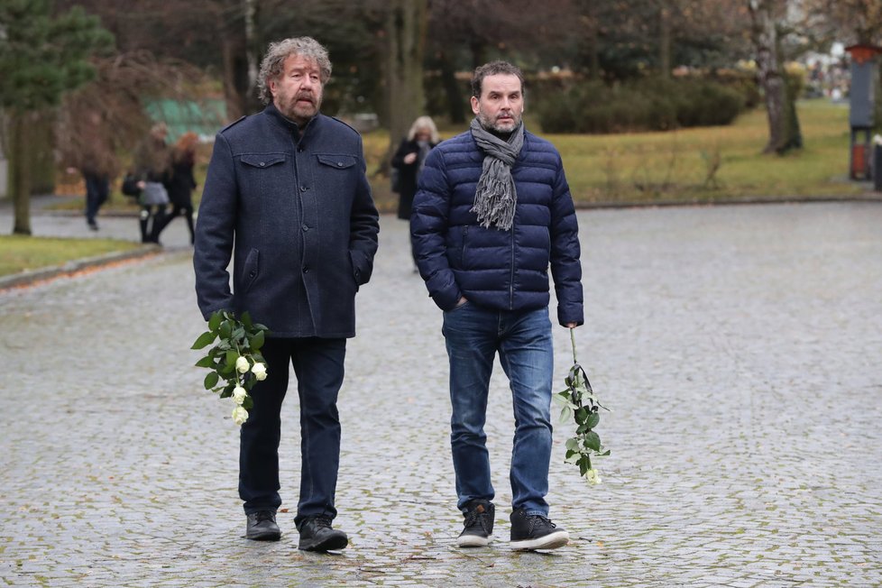 Pohřeb Jaroslava Šmída v rodné Třebíči.