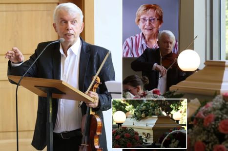 Obrázek: Jaroslav Svěcený na pohřbu slavné maminky (†92): Zahrál jí do nebe
