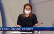 Moderátorka Pavlína Volfová na CNN Prima News (3.5.2020) v pořadu, který řešil nákup roušek a respirátorů v Číně (3.5.2020)