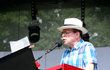 Jaroslav Uhlíř při vystoupení Jaroslav Uhlíř při vystoupení