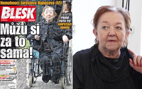 Jaroslava Hanušová se poprvé objevila na veřejnosti.