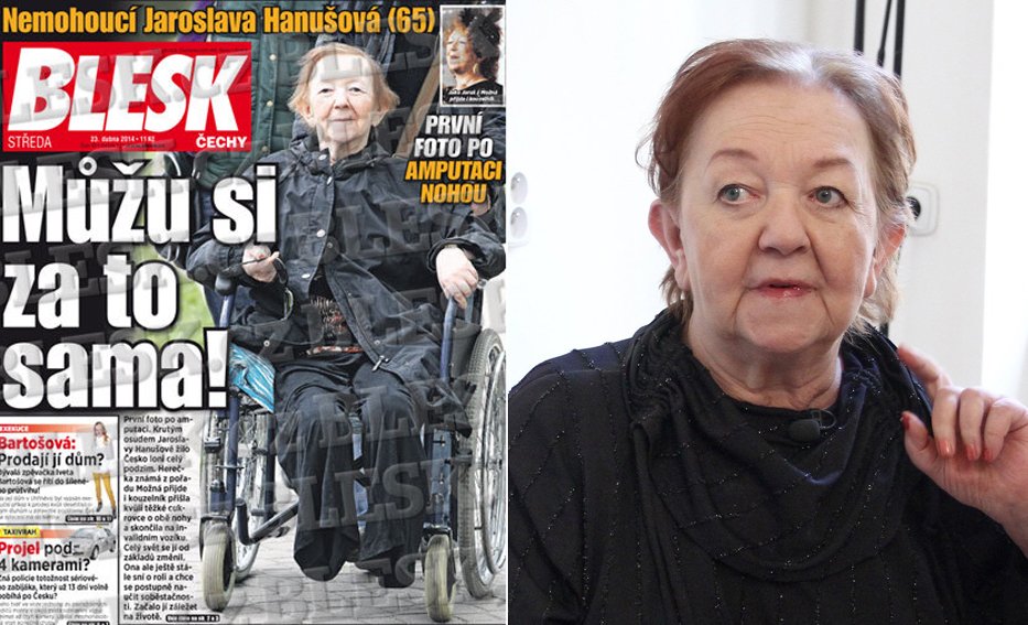 Jaroslava Hanušová se poprvé objevila na veřejnosti.