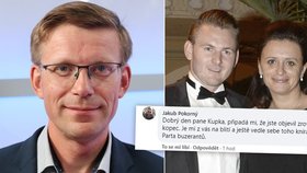 Manžel středočeské hejtmanky Jaroslavy Pokorné Jermanové (ANO) se pustil do jejího protikandidáta Martina Kupky (ODS)